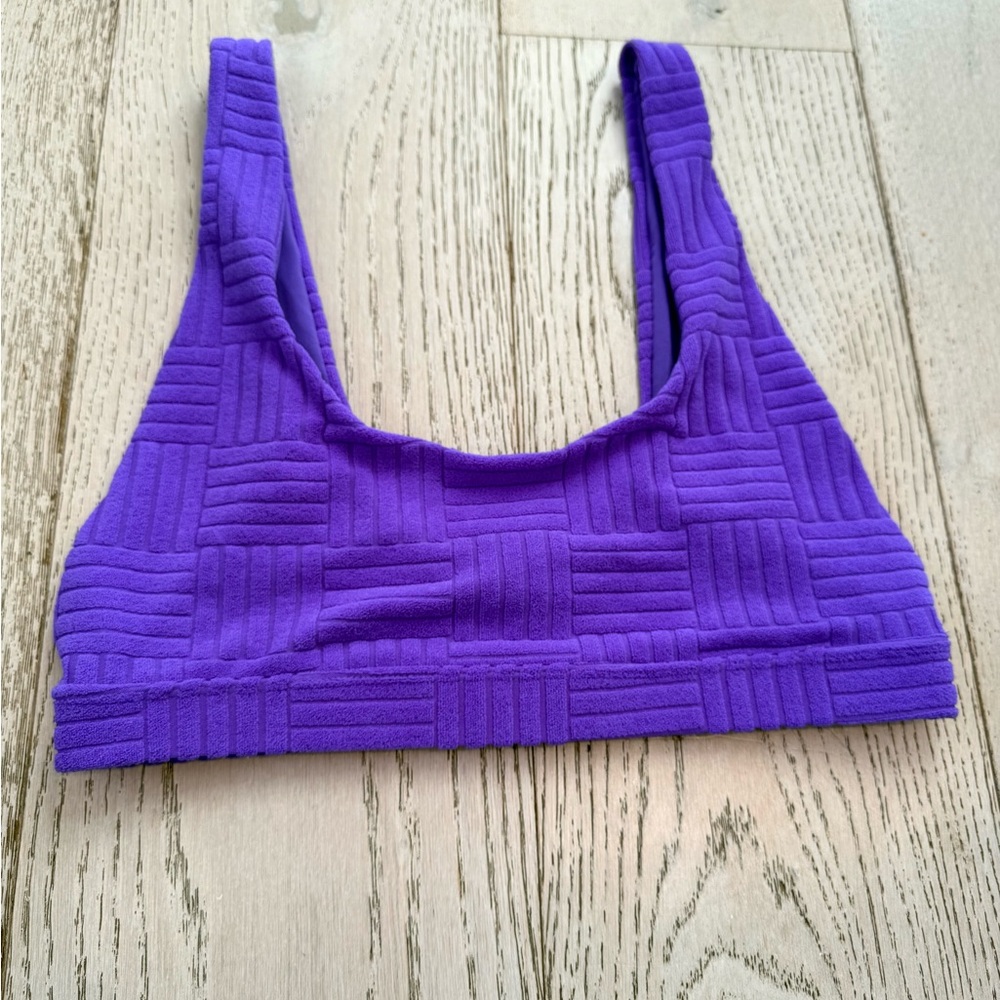 Beach Riot BIKINI TOP PEYTON RIBBED BIKINI TOP SIZE Medium, $98 - Picture 4 of 11